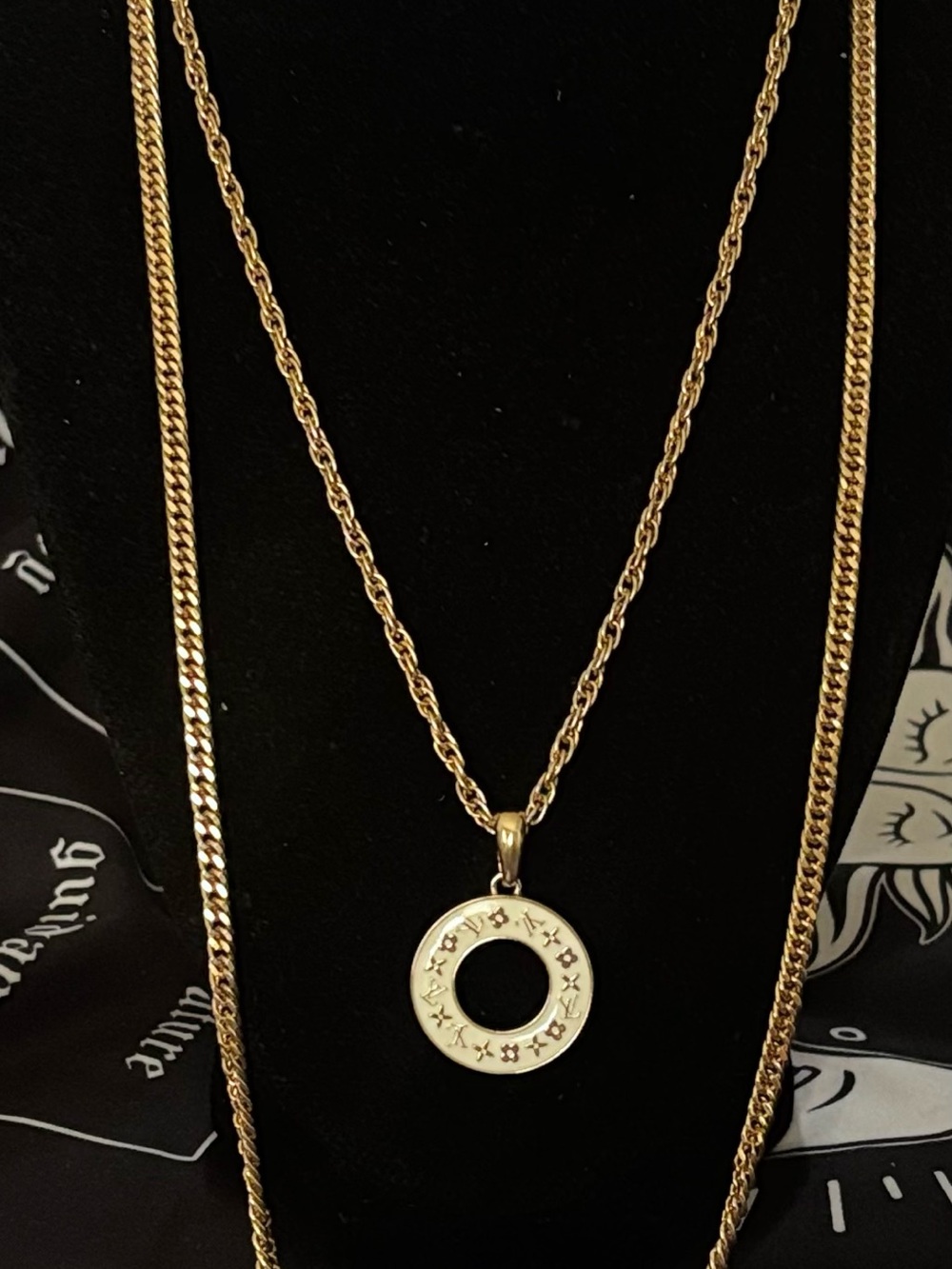 28”/18” Gold Circle Pendant Necklace – Women’s Fashion Jewelry